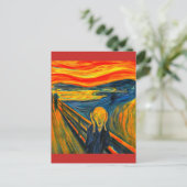 Carte Postale Le cri - Edvard Munch - Art Post Card (Debout devant)