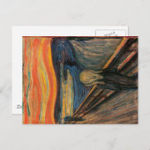 Carte Postale Le cri perçant par Edvard Munch (Devant / Derrière)