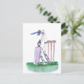 Carte Postale Le cricket BATSMAN, tony fernandes (Debout devant)