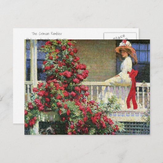 Carte Postale Le Crimson Rambler Philip Hale Fine Art (Devant / Derrière)