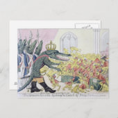 Carte Postale Le crocodile corse (Devant / Derrière)