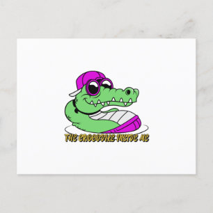Carte Postale Le crocodile en moi jolie conception