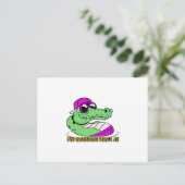 Carte Postale Le crocodile en moi | jolie conception (Debout devant)