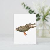 Carte Postale Le Crocoduck aux pieds (Debout devant)