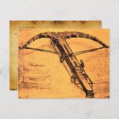 Carte Postale LE CROSSBOW GÉANT, Parchemin antique (Devant / Derrière)
