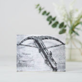 Carte Postale LE CROSSBOW GÉANT, Parchemin antique (Debout devant)