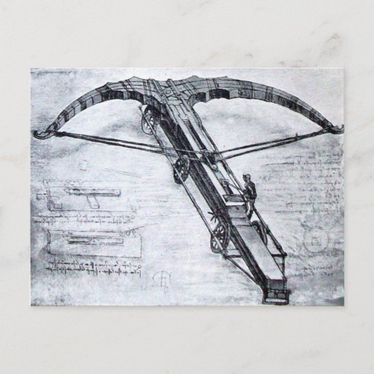 Carte Postale LE CROSSBOW GÉANT, Parchemin antique (Devant)