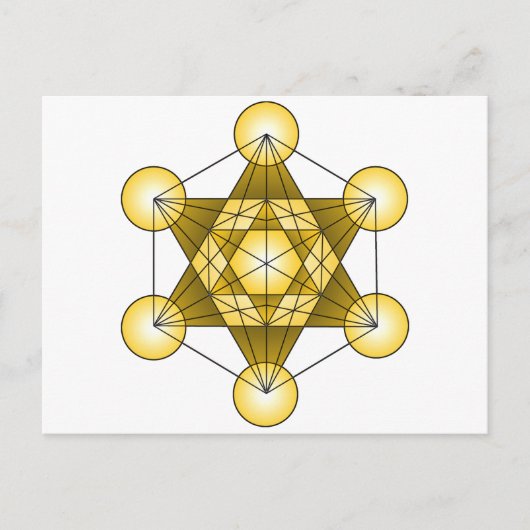 Carte Postale Le cube de Metatron (Devant)