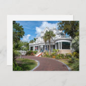 Carte Postale Le Curry Mansion d'Amsterdam à Key West (Devant / Derrière)