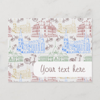 Carte Postale Le cyclisme Aarhus, à motif