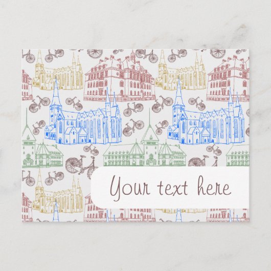 Carte Postale Le cyclisme Aarhus, à motif (Devant)