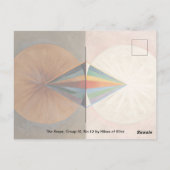 Carte Postale Le Cygne, Groupe IX, No.12 par Hilma af Klint (Dos)