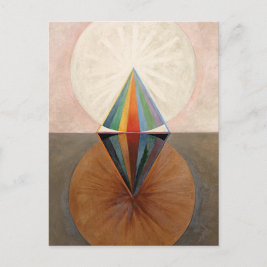 Carte Postale Le Cygne, Groupe IX, No.12 par Hilma af Klint (Devant)