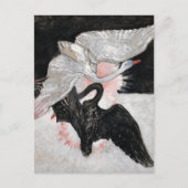 Carte Postale Le Cygne, Groupe IX, No 2 par Hilma af Klint (Devant)