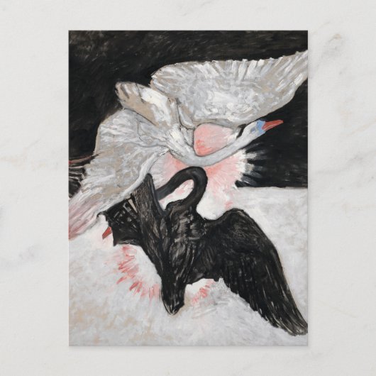 Carte Postale Le Cygne, Groupe IX, No 2 par Hilma af Klint (Devant)