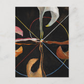 Carte Postale Le Cygne, Groupe IX, No 7 par Hilma af Klint (Devant)