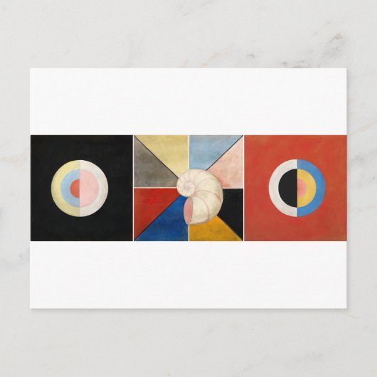 Carte Postale Le Cygne, Groupe IX par Hilma af Klint (Devant)