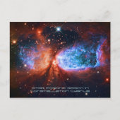 Carte Postale Le Cygne, Naissance étoilée en Constellation Cygnu (Devant)