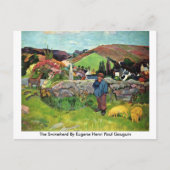 Carte Postale Le Cygne Par Eugene Henri Paul Gauguin (Devant)