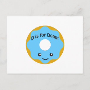 Carte Postale Le D ravissant est pour Donut