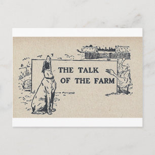 Carte Postale Le débat sur la ferme