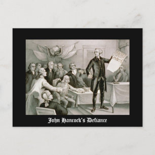 Carte Postale Le défi de John Hancock