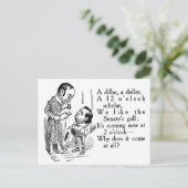 Carte Postale Le défi du Sénat : Dessin politique (Debout devant)