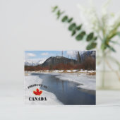 Carte Postale Le dégel du printemps à Banff (Debout devant)