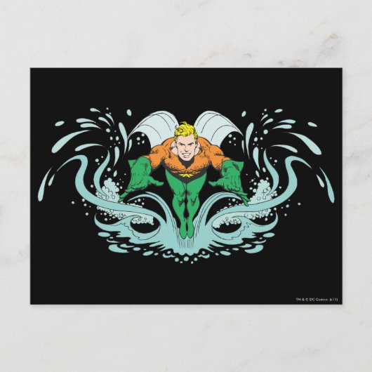 Carte Postale Le déjeuner d'Aquaman en avant (Devant)