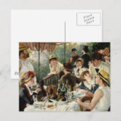 Carte Postale Le Déjeuner des canotiers (Devant / Derrière)