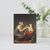 Carte Postale Le déjeuner du chat (Debout devant)