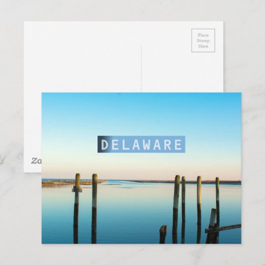 Carte Postale Le Delaware. (Devant / Derrière)