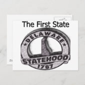 Carte Postale Le Delaware, Premier État (Devant / Derrière)