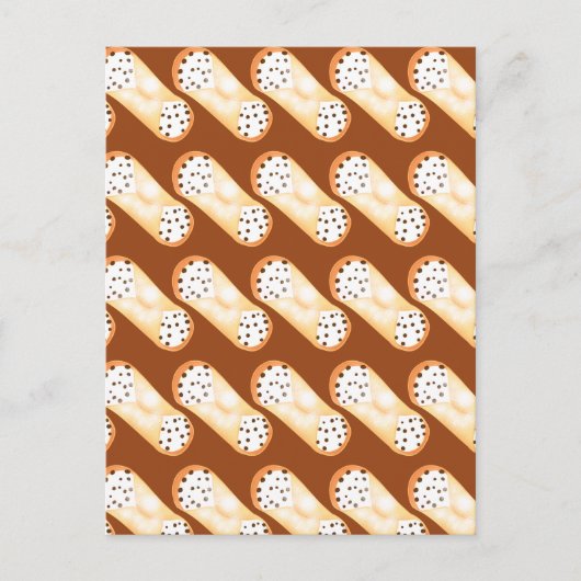 Carte Postale Le délicieux dessert Cannoli (Devant)