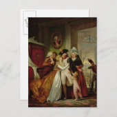 Carte Postale Le départ des volontaires (Devant / Derrière)