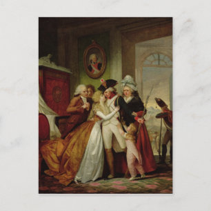 Carte Postale Le départ des volontaires