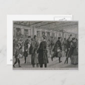 Carte Postale Le déploiement des Royal Marines de Kiel (Devant / Derrière)