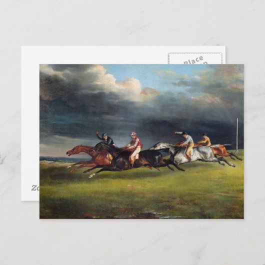 Carte Postale Le Derby Epsom, 1821 (Devant / Derrière)