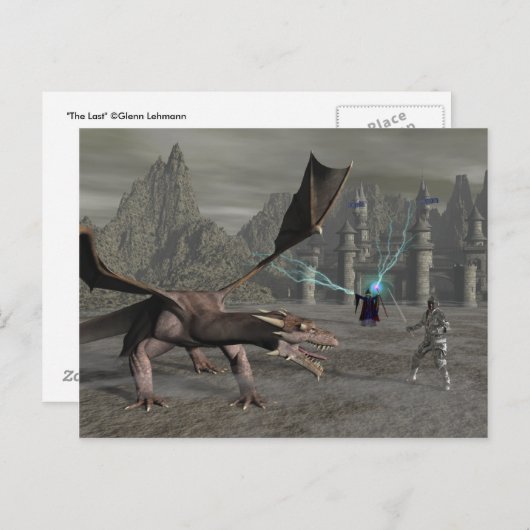 Carte Postale Le Dernier (Devant / Derrière)