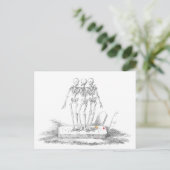 Carte Postale Le Dernier des Graces (Debout devant)
