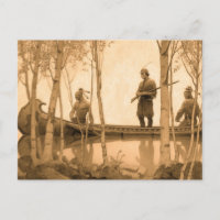 Le Dernier des Mohicans, 1919 par N. C. Wyeth