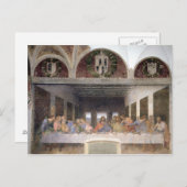 Carte Postale Le dernier dîner, 1495-97 3 (Devant / Derrière)