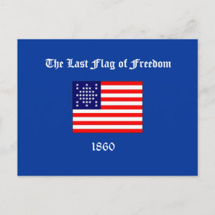 Carte Postale Le Dernier drapeau de la liberté