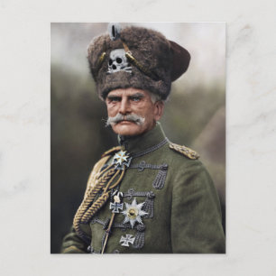 Carte Postale Le Dernier Hussar August von Mackensen 1914 Colori