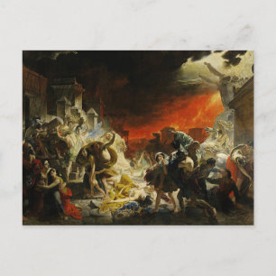 Carte Postale Le Dernier jour de Pompéi