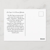 Carte Postale Le Dernier souper (Dos)