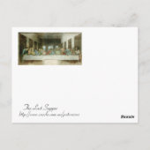 Carte Postale Le Dernier souper (Dos)