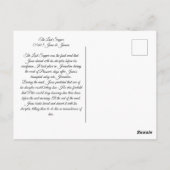 Carte Postale Le Dernier souper (Dos)