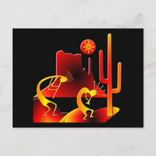 Carte Postale Le désert Kokopelli