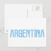 Carte Postale Le design argentin ! (Devant / Derrière)
